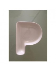 INSALATIERE E COPPETTE: vendita online 82465 LETTERA P PORCELLANA in offerta 2