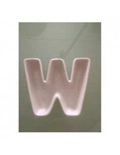 INSALATIERE E COPPETTE: vendita online 82472 LETTERA W PORCELLANA in offerta 2