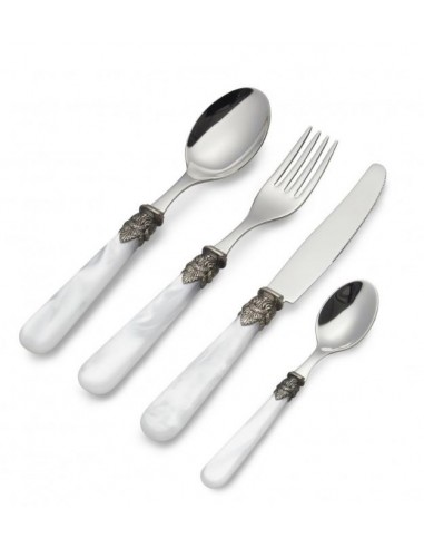 TAVOLA E CUCINA: vendita online 52195 SET 16PZ POSATE MADREPERLA in offerta