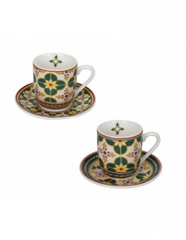 TAVOLA E CUCINA: vendita online 52529 SET 2PZ TZ CAFFE INFIORE LE CEMENTINE in offerta