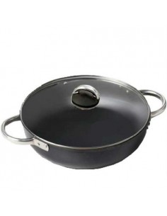 PENTOLE - COPERCHI ANTIADERENTE: vendita online MAXIMA TEGAME ANTIADERENTE D.34 CM ACCADEMIA MUGNANO in offerta 2