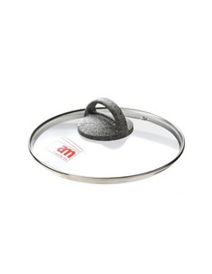 PENTOLE EFFETTO PIETRA: vendita online CUORE DI PIETRA COPERCHIO IN VETRO D.30 CM ACCADEMIA MUGNANO in offerta 2